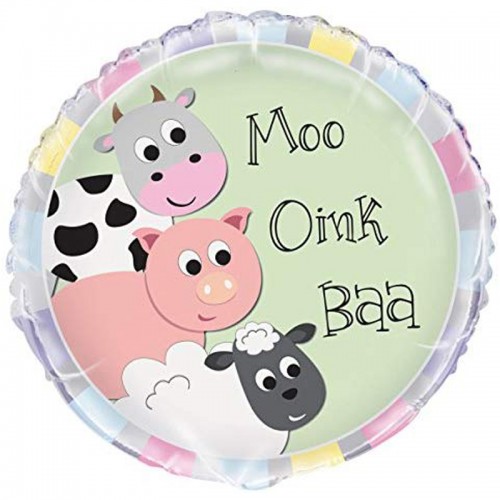 Balão Redondo Animais Quinta